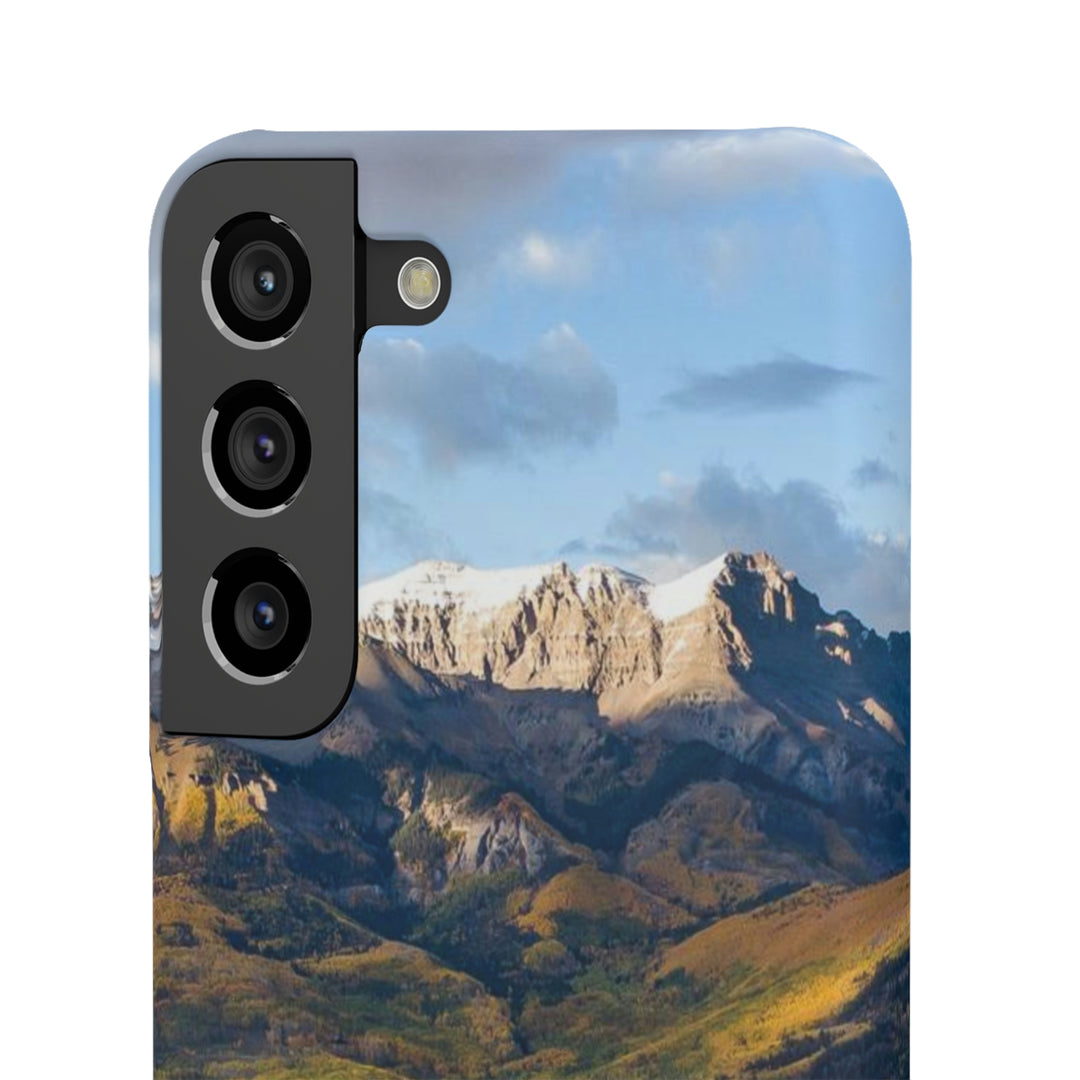 Glowing Mountainside - Phone Case