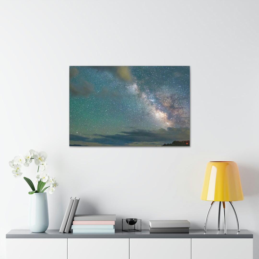 Milky Way Through the Clouds Part 1 - Canvas