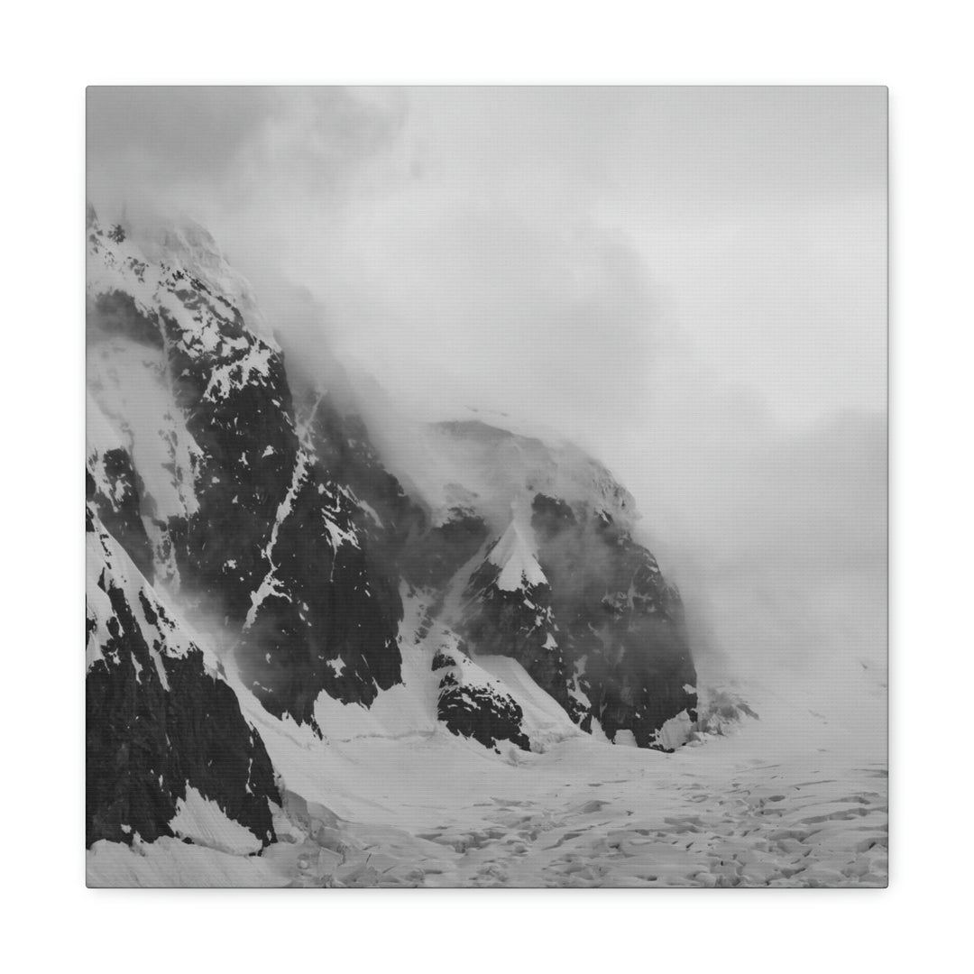 The Mist Descends in Black and White - Canvas