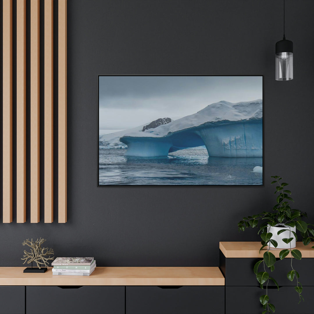 Textured Ice - Canvas with Frame