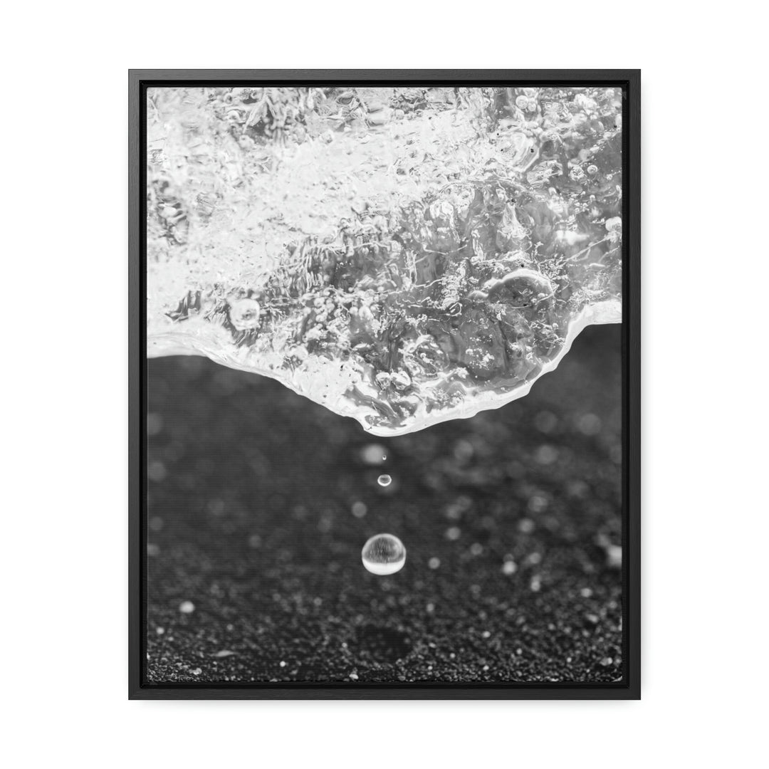 Suspended Droplet - Canvas with Frame