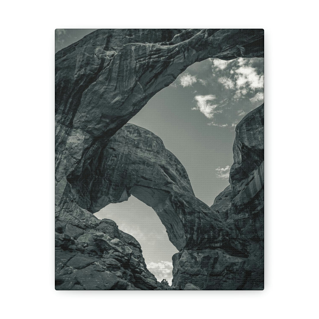 Natural Frames Part 4 in Black and White - Canvas