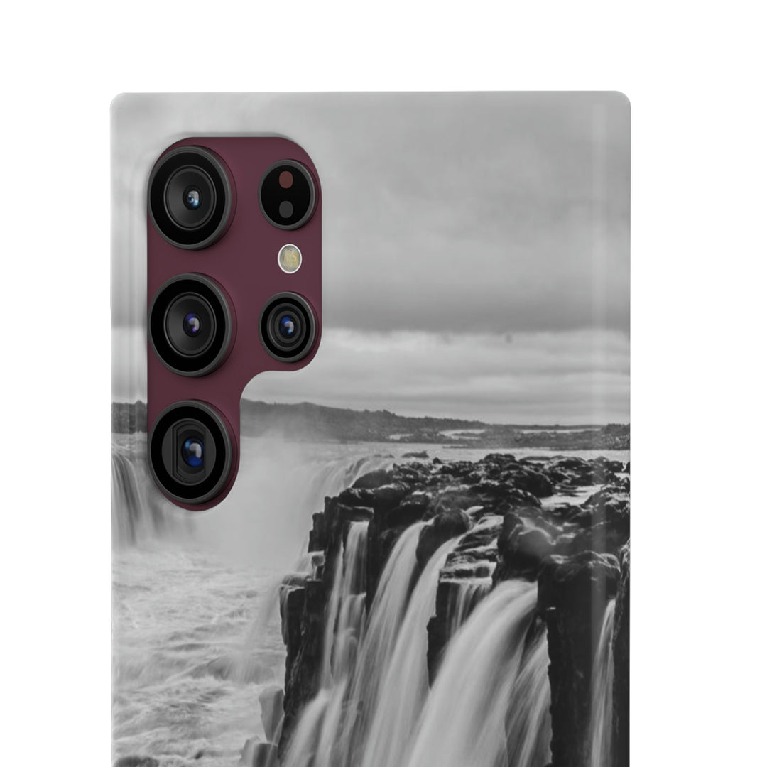 Selfoss in Black and White - Phone Case