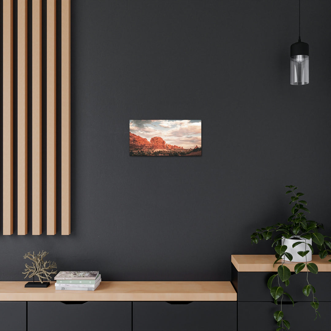 A Desert Sunset - Canvas