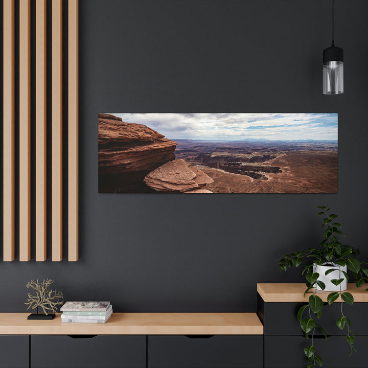 The Canyon Below - Canvas