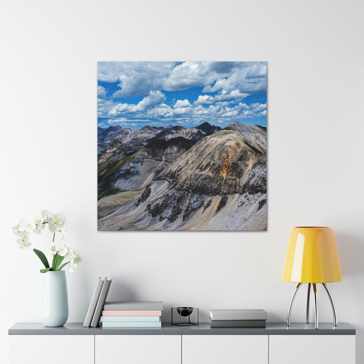 Imogene Pass From the Air - Canvas