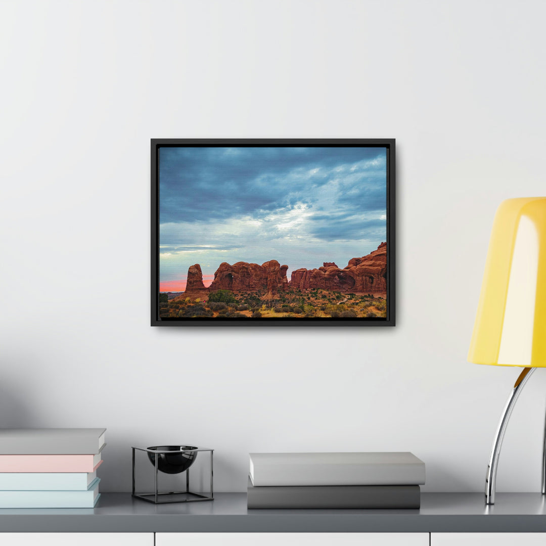 Arches at Sunset - Canvas with Frame