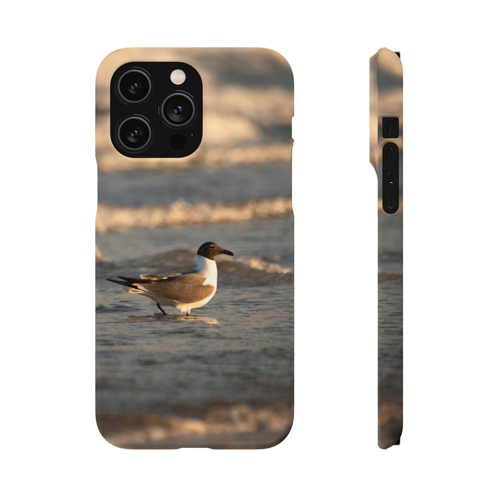 Laughing Gull in the Surf - Phone Case