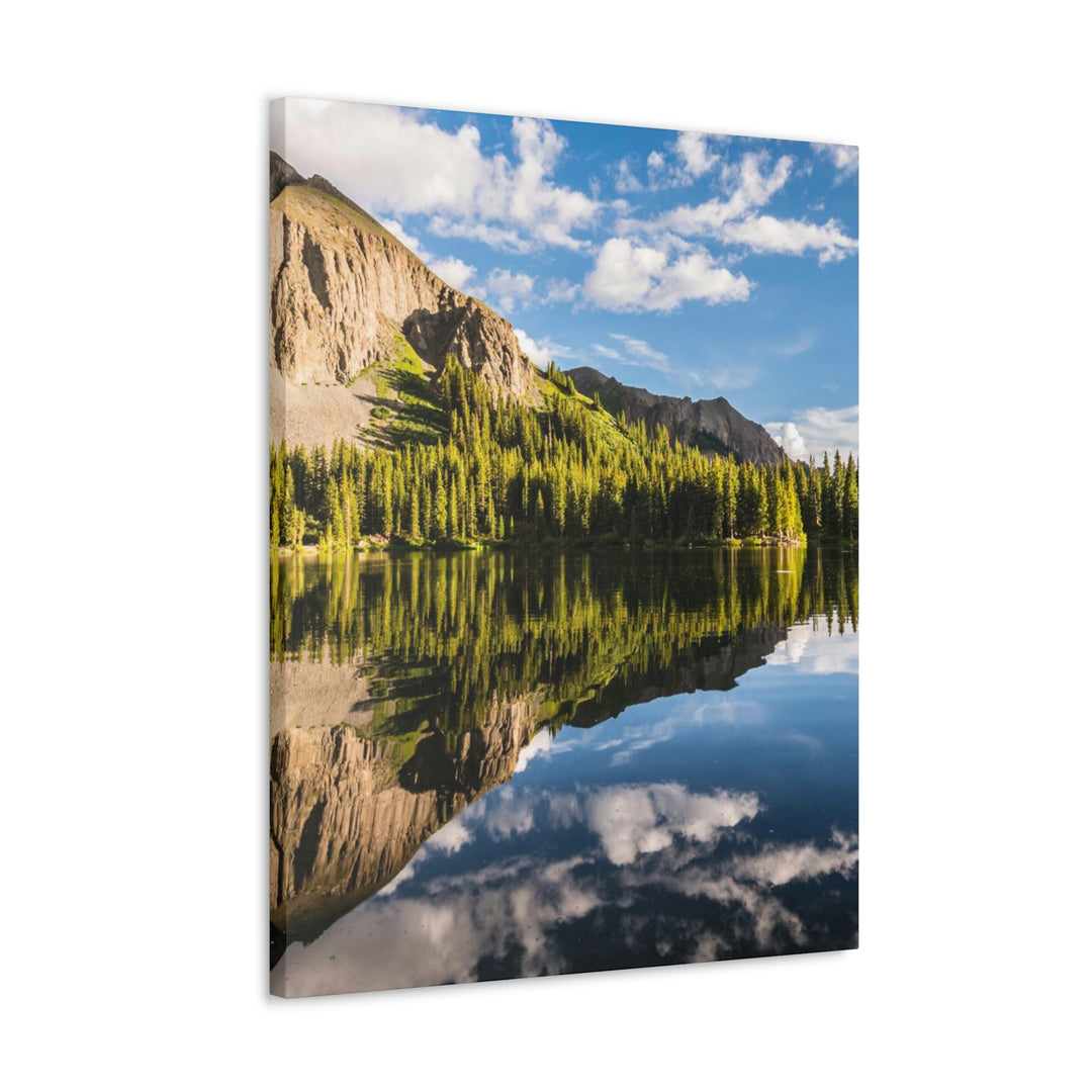 Mountain Scene Reflected - Canvas