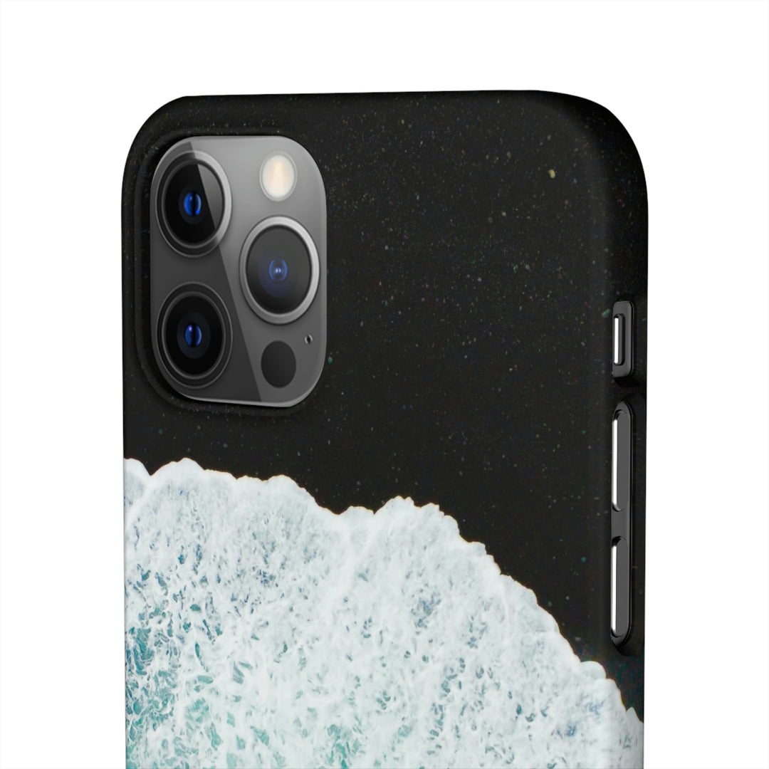 A Wave on Volcanic Sand - Phone Case