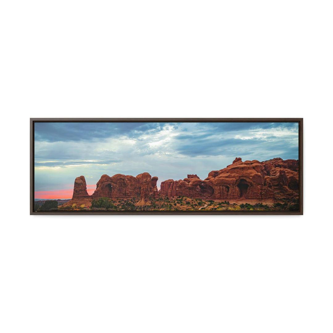 Arches at Sunset - Canvas with Frame