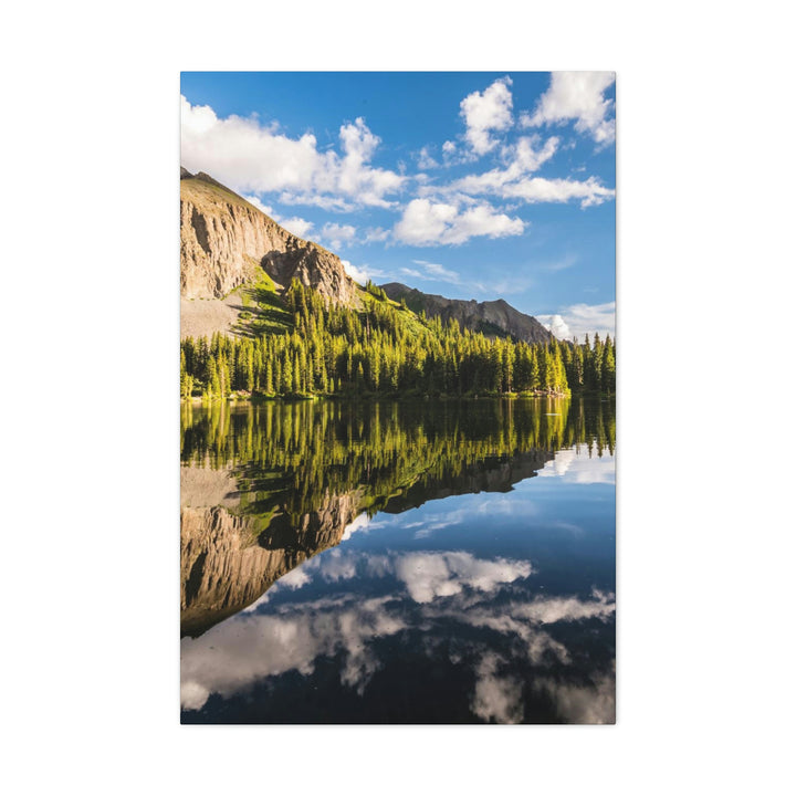 Mountain Scene Reflected - Canvas