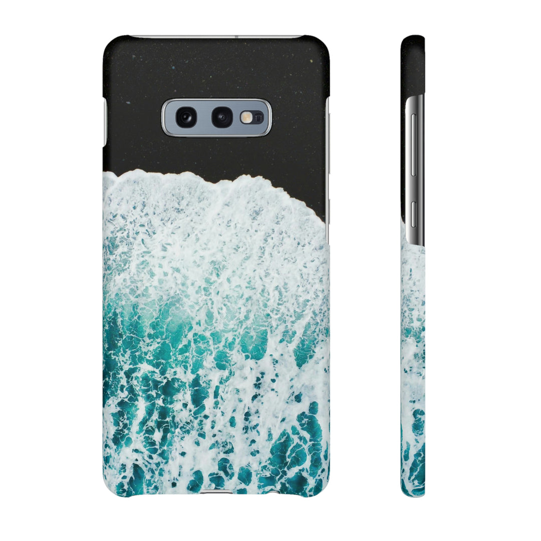 A Wave on Volcanic Sand - Phone Case