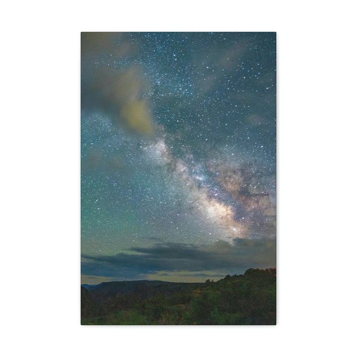 Milky Way Through the Clouds Part 1 - Canvas