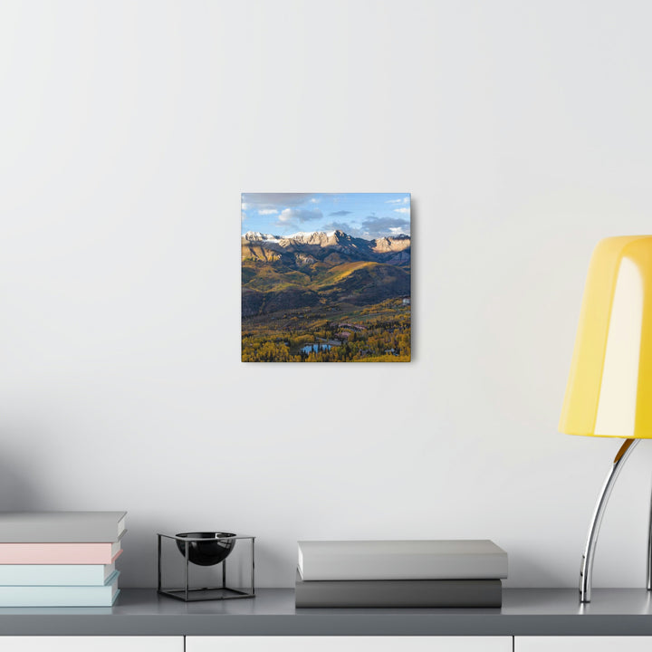 Glowing Mountainside - Canvas