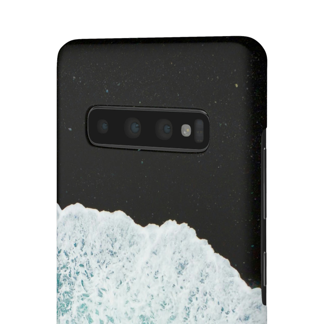 A Wave on Volcanic Sand - Phone Case