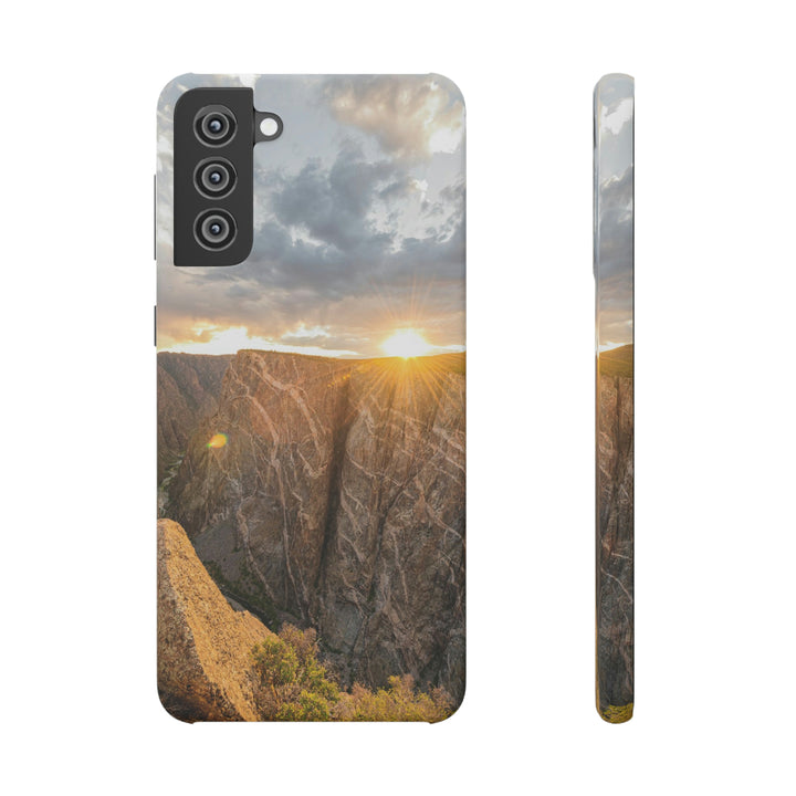 Painted Wall at Sunset Part 2 - Phone Case