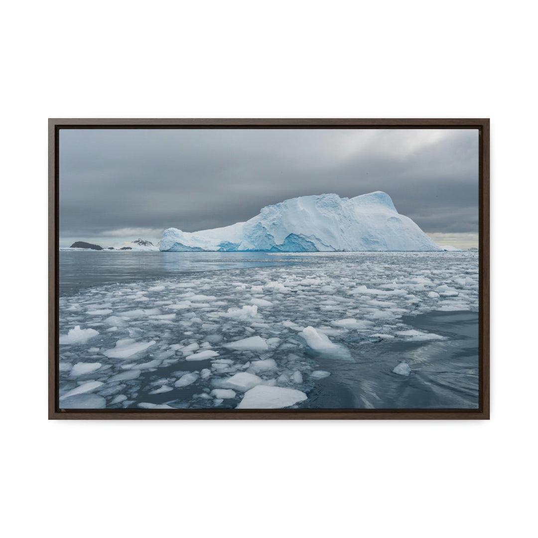 Lane of Ice - Canvas with Frame