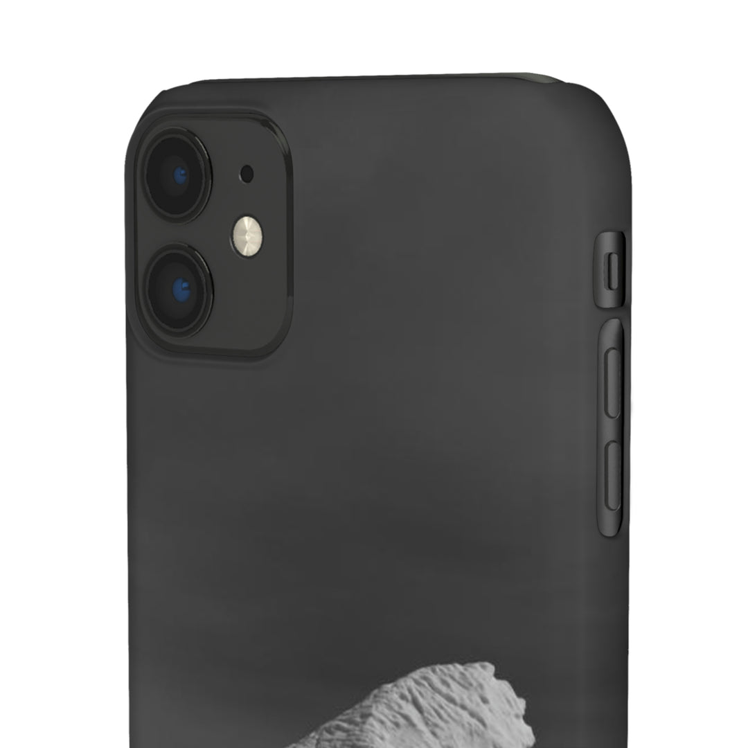 The Angles of an Iceberg in Black and White - Phone Case