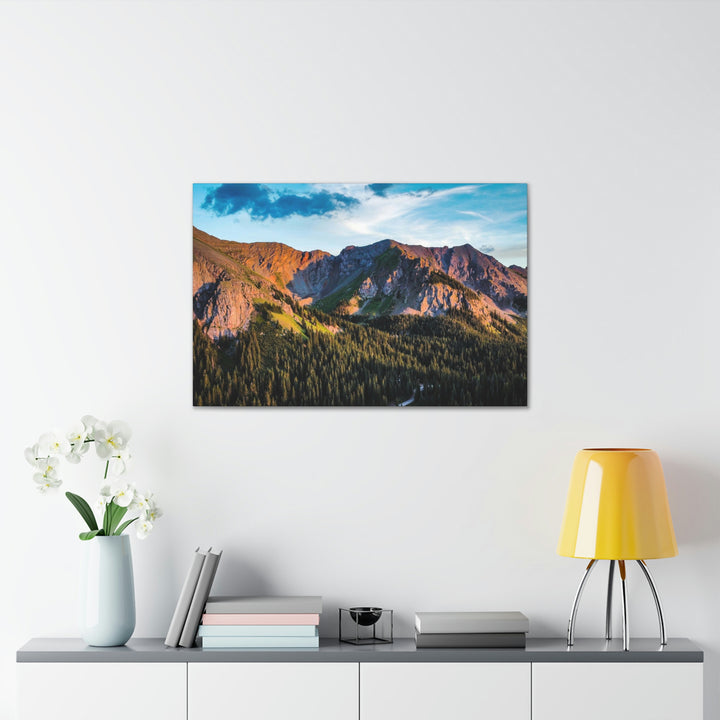 Fading Mountain Light - Canvas