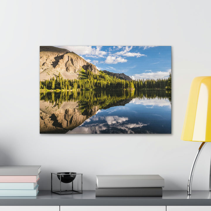 Mountain Scene Reflected - Canvas