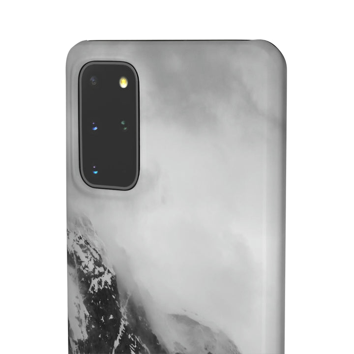 The Mist Descends in Black and White - Phone Case