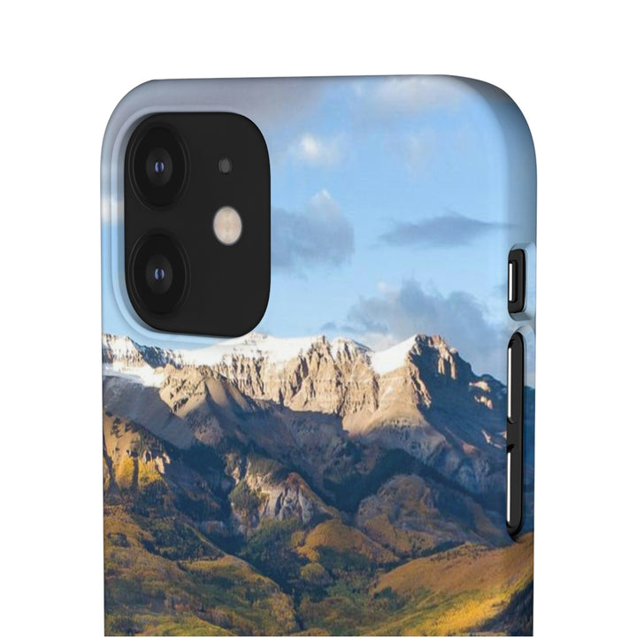 Glowing Mountainside - Phone Case