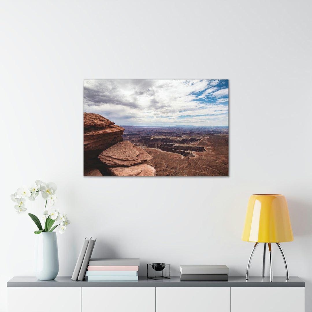 The Canyon Below - Canvas