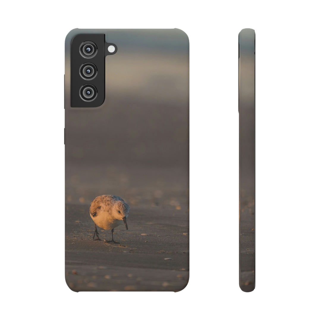 Feeding Sanderling - Phone Case