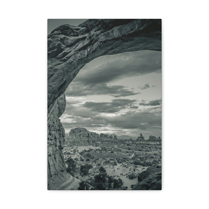 Natural Frames Part 2 in Black and White - Canvas