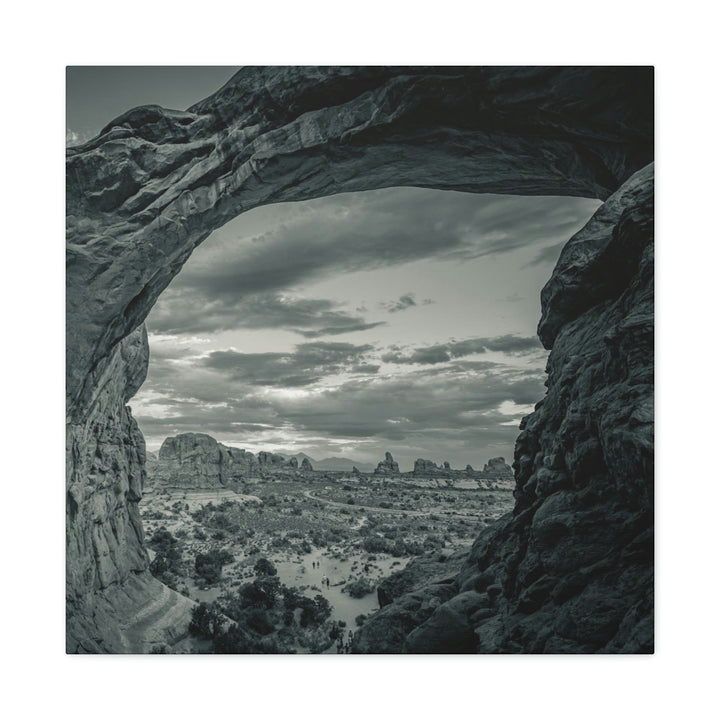 Natural Frames Part 2 in Black and White - Canvas