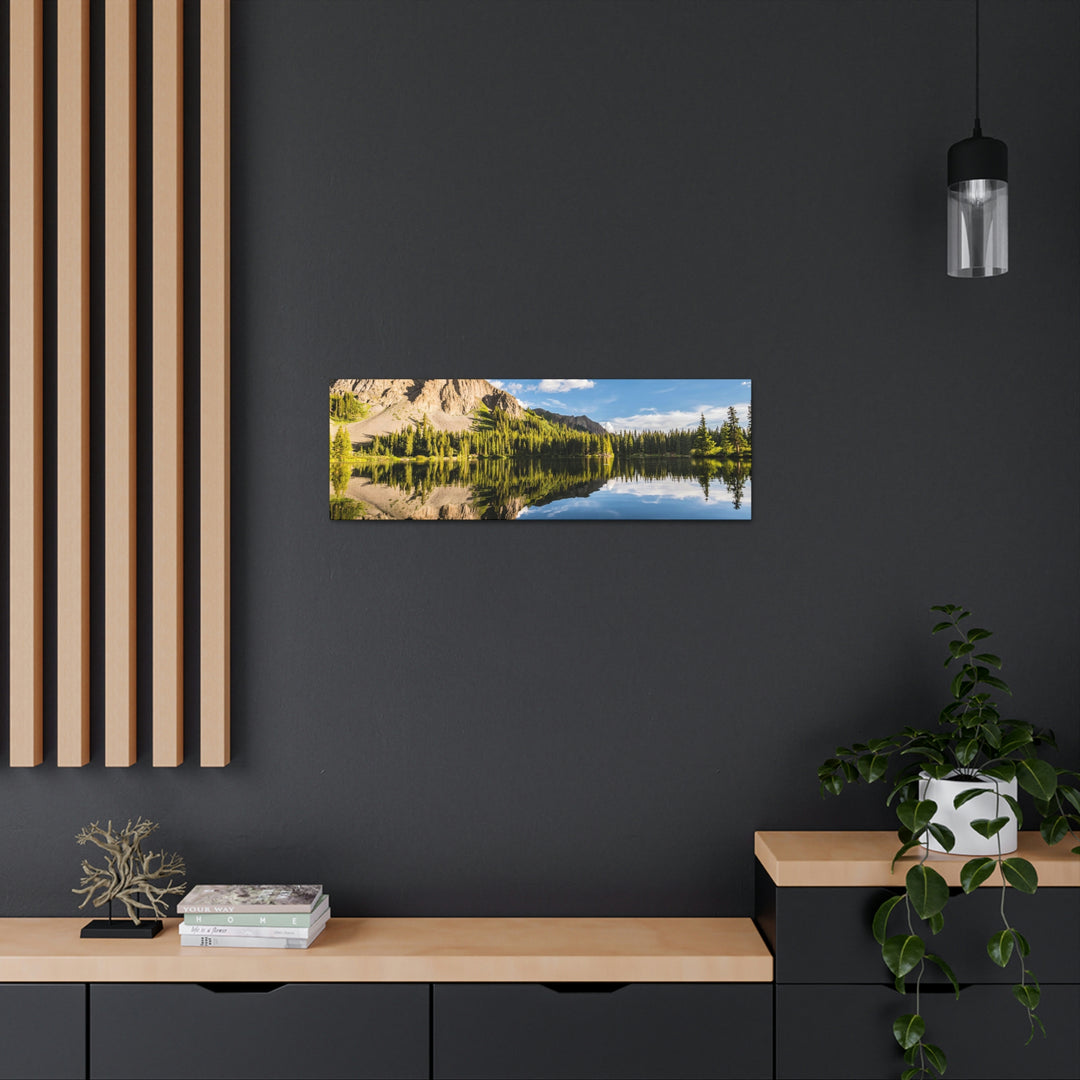 Mountain Scene Reflected - Canvas