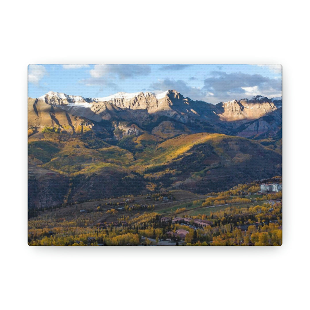 Glowing Mountainside - Canvas