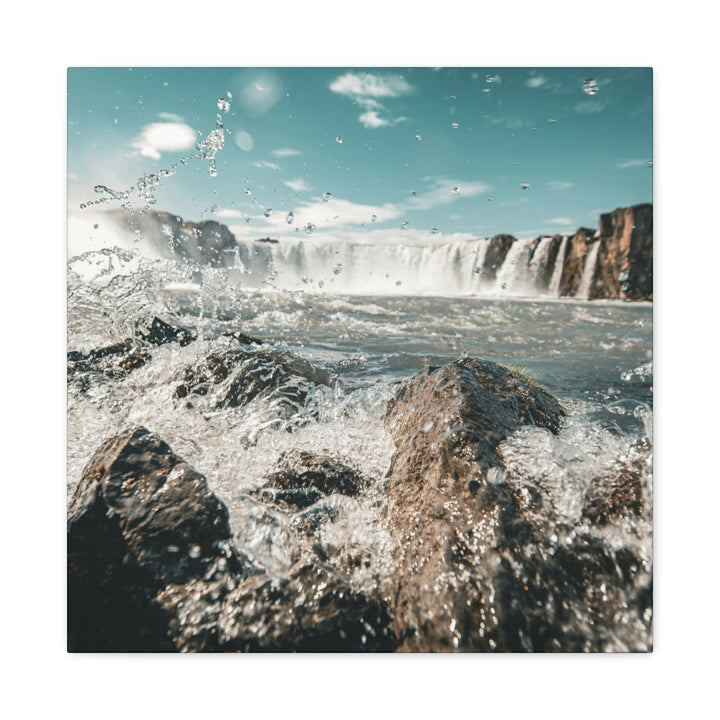 Goðafoss Splash - Canvas