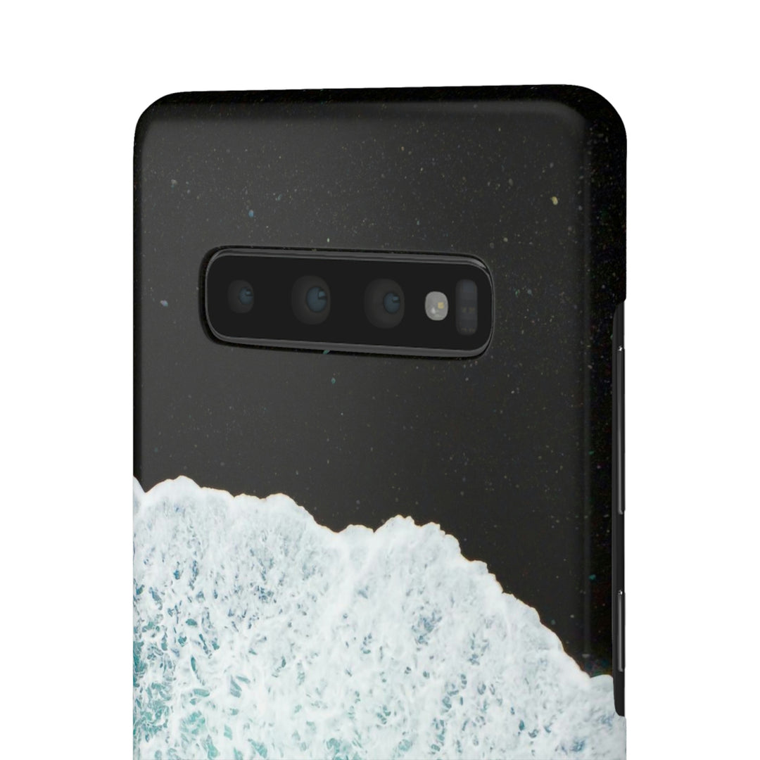 A Wave on Volcanic Sand - Phone Case