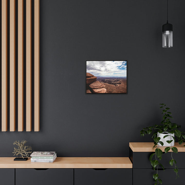 The Canyon Below - Canvas with Frame