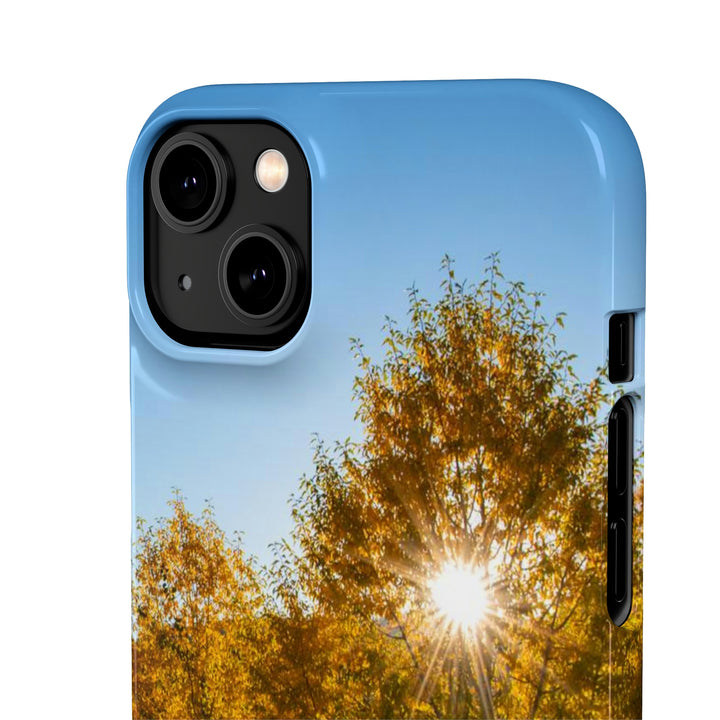 Sun Through the Aspens - Phone Case