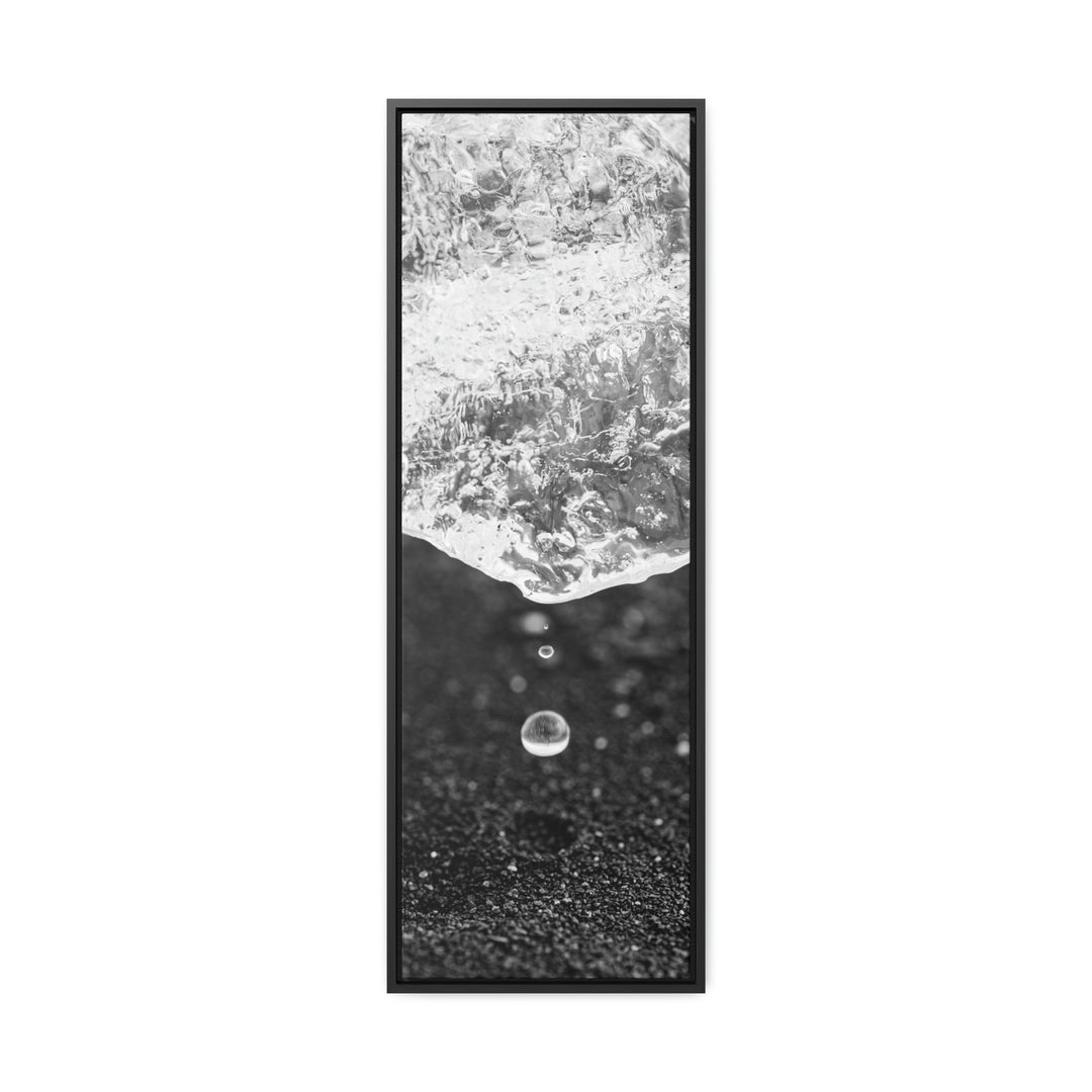 Suspended Droplet - Canvas with Frame