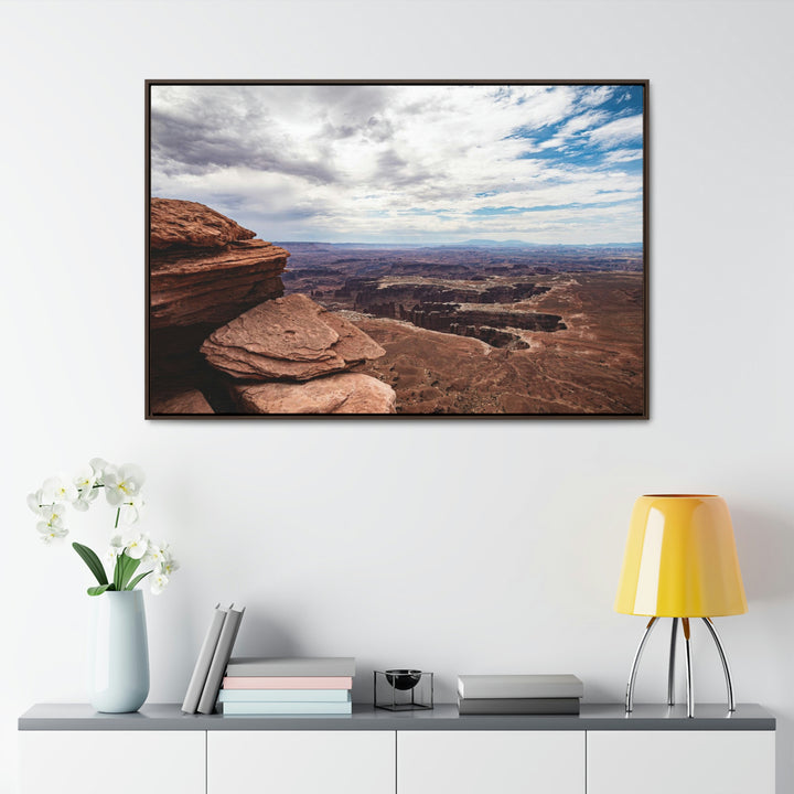 The Canyon Below - Canvas with Frame