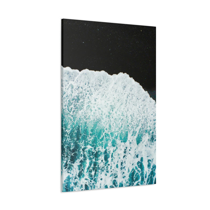 A Wave on Volcanic Sand - Canvas