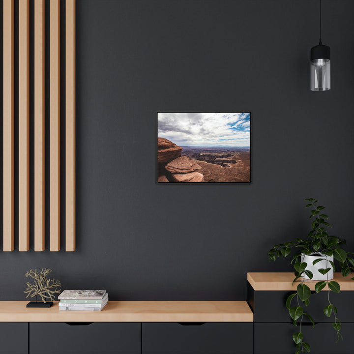 The Canyon Below - Canvas with Frame