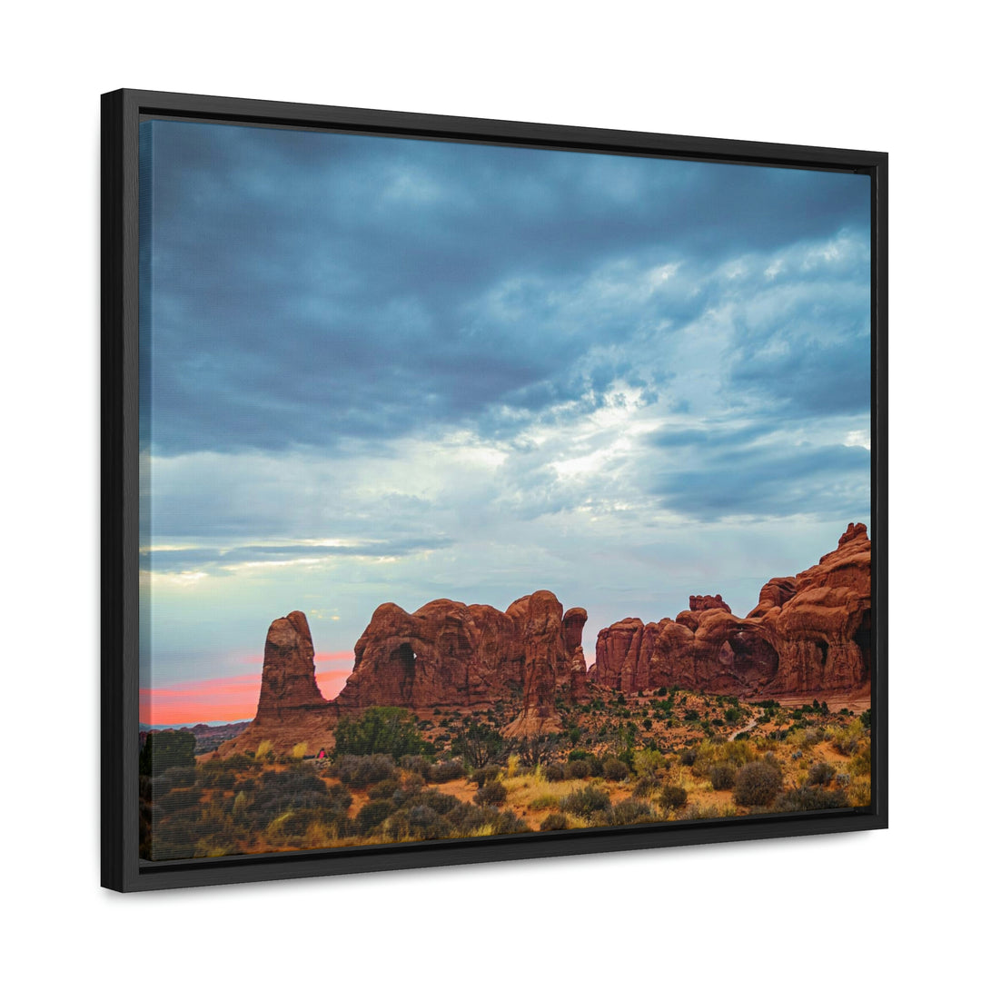 Arches at Sunset - Canvas with Frame