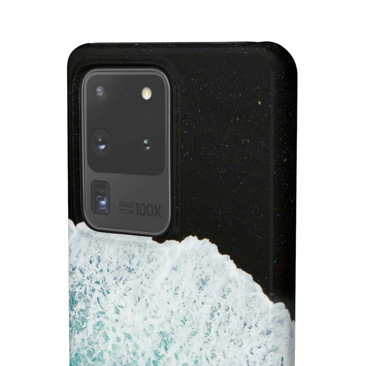 A Wave on Volcanic Sand - Phone Case