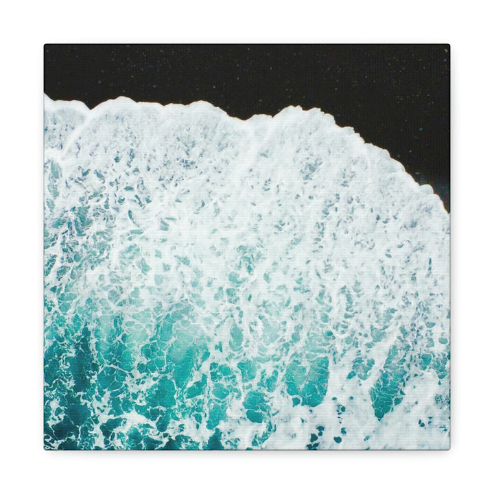 A Wave on Volcanic Sand - Canvas