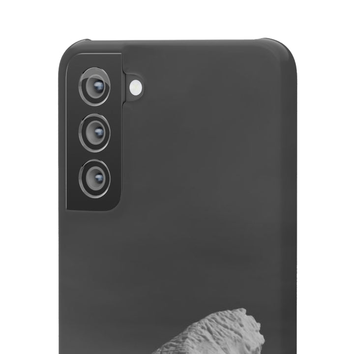 The Angles of an Iceberg in Black and White - Phone Case