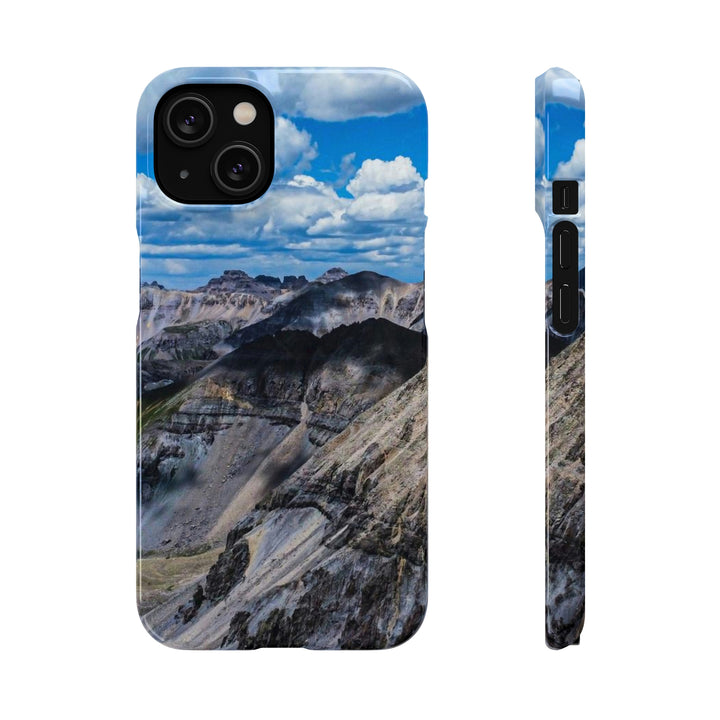 Imogene Pass From the Air - Phone Case