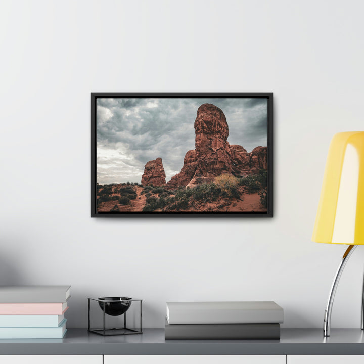 Dramatic Rocks - Canvas with Frame