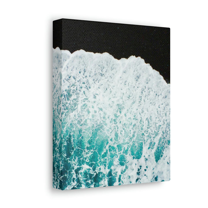 A Wave on Volcanic Sand - Canvas