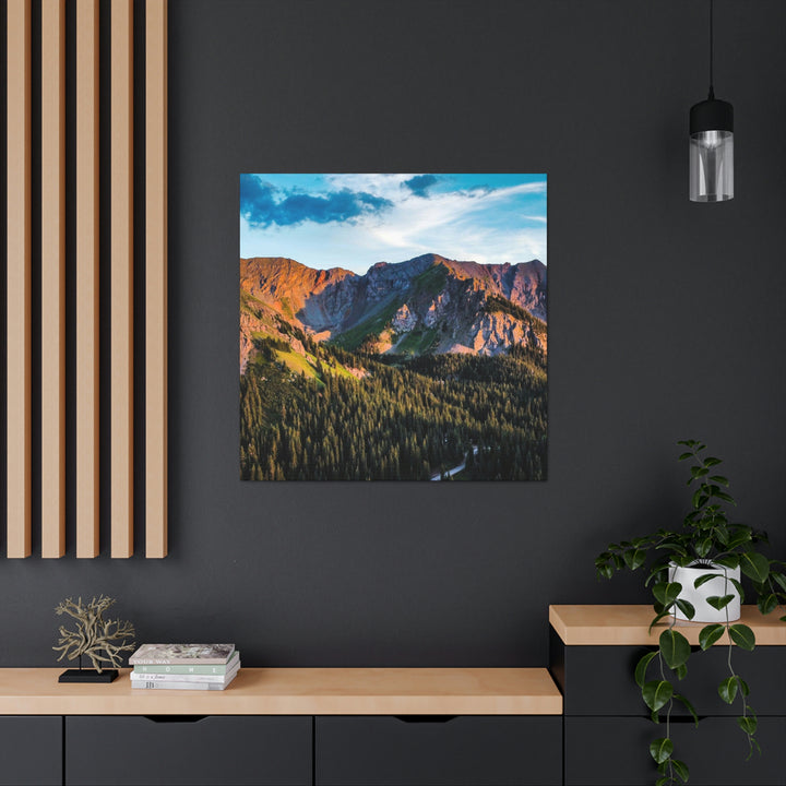 Fading Mountain Light - Canvas