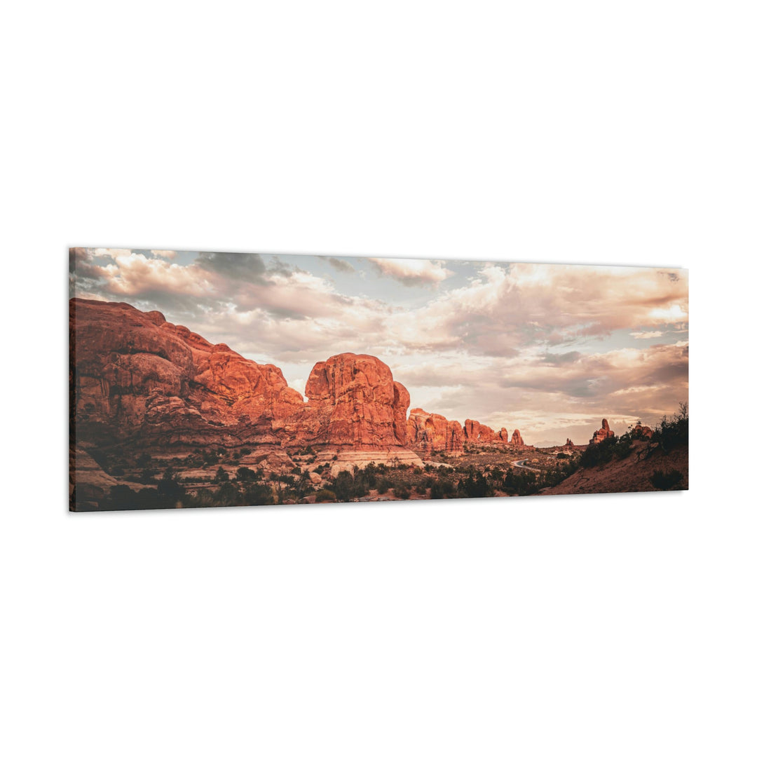 A Desert Sunset - Canvas